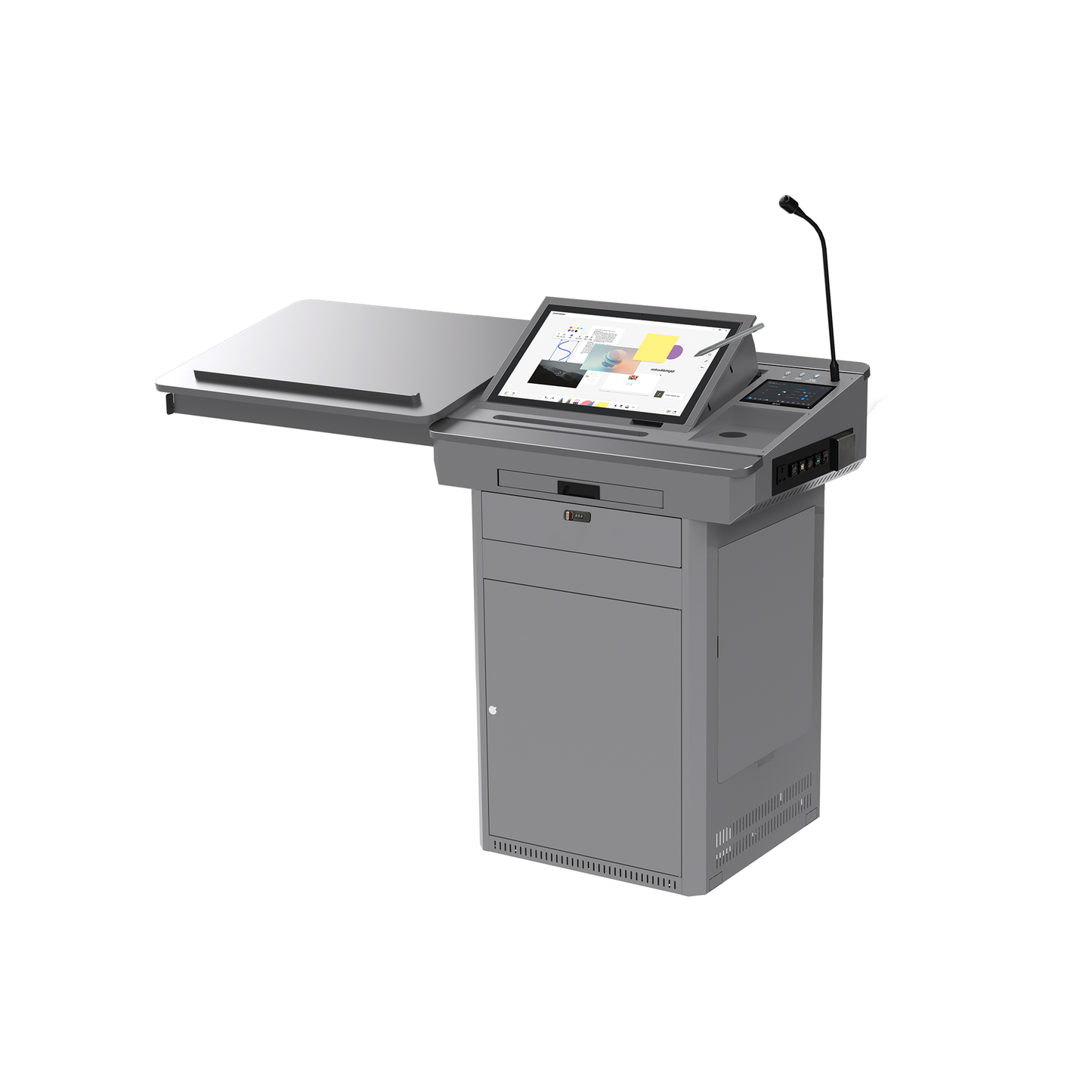 Q-NEX Floor stand Digital Podium - NDP100